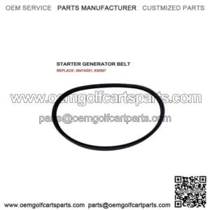 Starter Generator Belt Made W/ KEVLAR 26414G01 Marathon Medalist EZGO Golf Cart