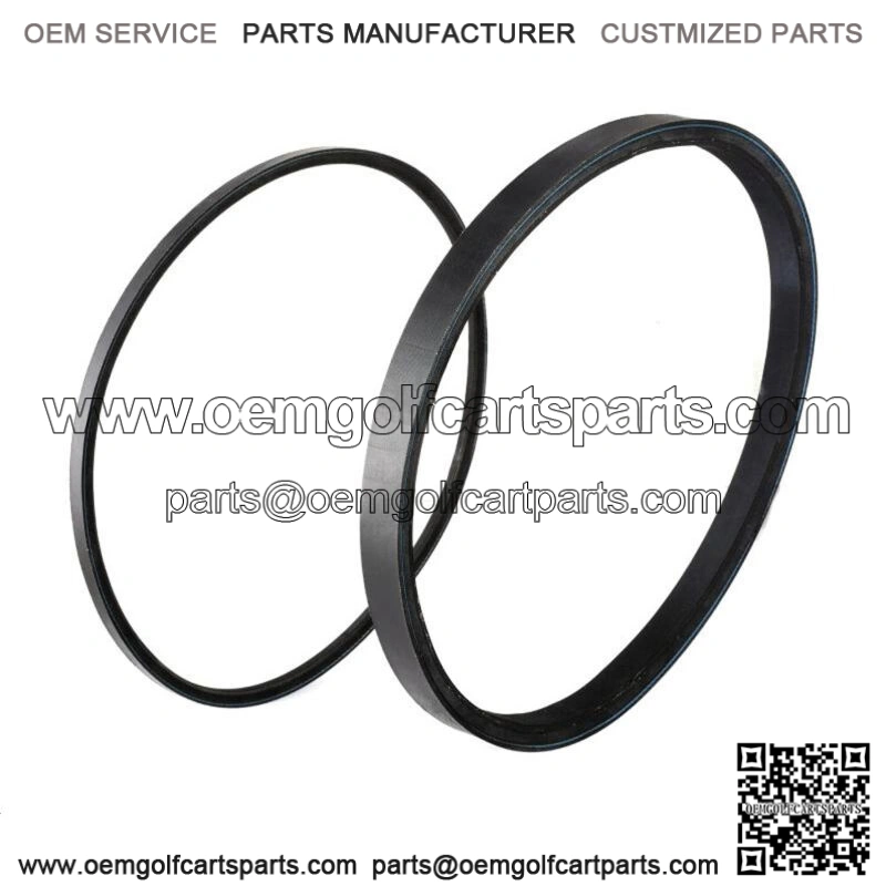 2PCS CLUB CAR STARTER GENERATOR DRIVE BELT For 1997+ DS & PRECEDENT 101916701