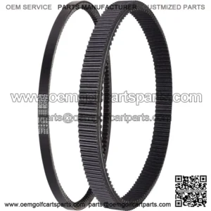 Golf Cart Replacement Drive Belt & Starter Belt for 2011+ EZGO TXT 618630 606138
