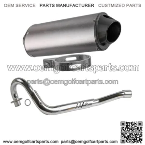 38mm Exhaust Muffler Pipe Kit For Pit Dirt Bike Motocross BBR Kawasaki KLX110