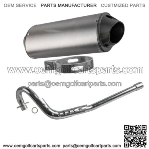 1.5" 38mm Exhaust Pipe Muffler for Dirt Pit Bike Yamaha TTR 110 TTR110 Motocross