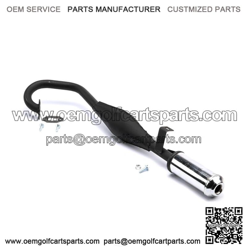 2 Stroke 47CC 49CC MUFFLER EXHAUST PIPE MINI POCKET BIKE SCOOTER ATV QUAD BIKE