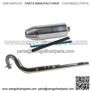 28mm Exhaust Head Pipe + Muffer Clamp For Dirt Pit Bike Honda CRF70 XR70 Atomik