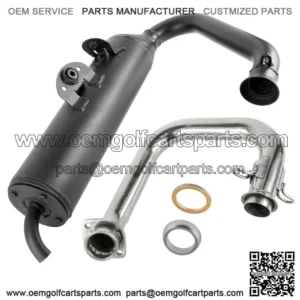 Exhaust Muffler Silencer Pipe w/ Gasket for Yamaha Viking 700 YXM700 4X4 2014-21
