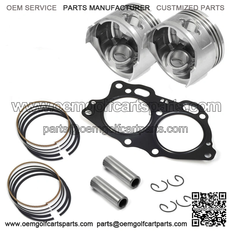 For EZGO Golf Cart Piston and Ring Set , Gasket Standard 4-Cycle Gas 1991+ 295cc