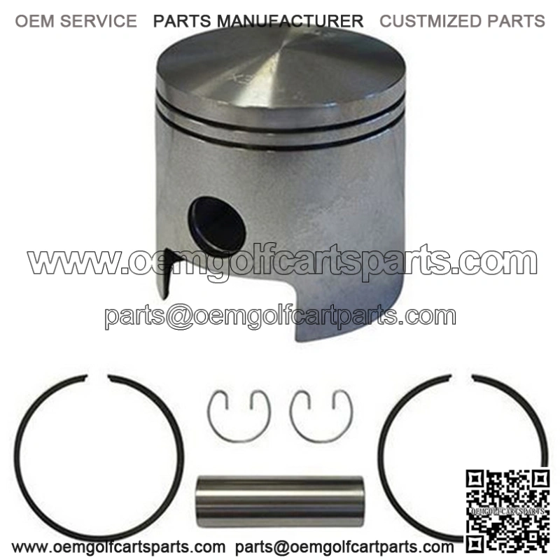 EZGO Piston and Piston Ring Assembly in Standard Size (Fits EZ-GO 2-cycle Gas 1980-1988)
