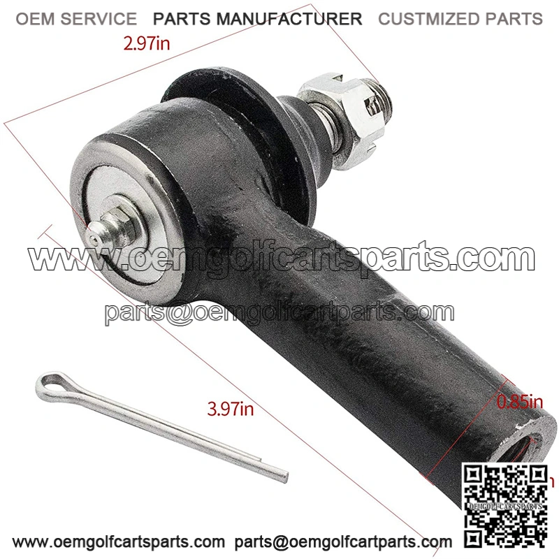 EZGO TXT/PDS golf cart accessories pull rod ball head direction outside the machine ball head 70695-G01