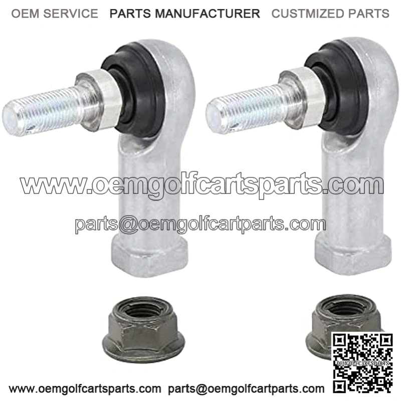 Golf Cart Left Right Thread Tie Rod End Kit, Set of (2) Tie Rod End, for Club Car DS & Carryall 2009-up golf cart gas or electric models, OEM# 102022601 102022602 102288301