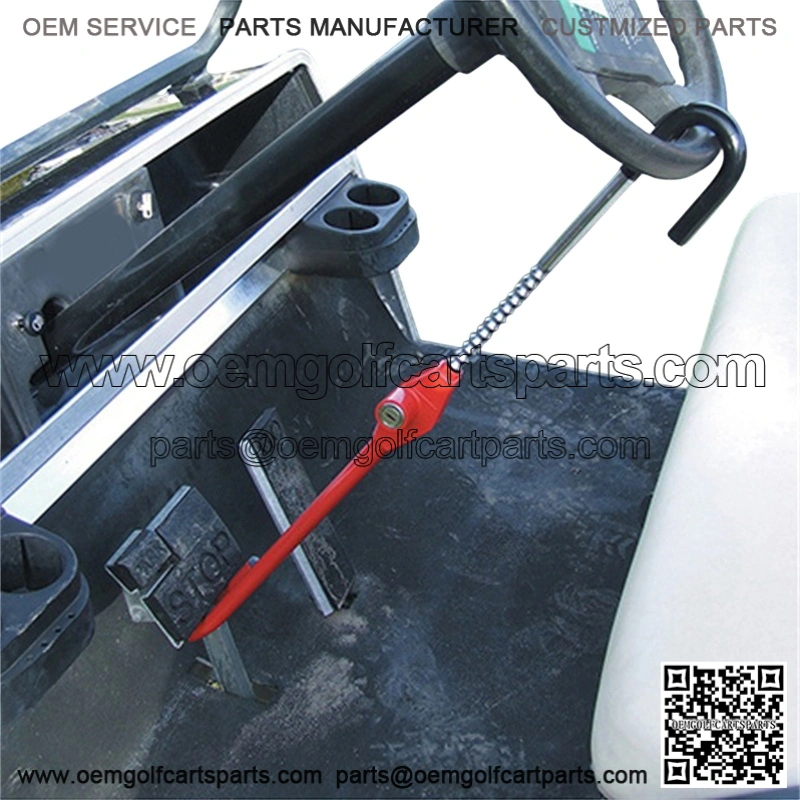 Golf Cart Pedal to Wheel Lock - "The CLUB" Security Bar (Fits All Carts)