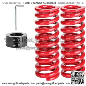 Yamaha Shock Spring Compatible with Golf Cart Yamaha G14/G16/G19/G20/G22/G29 Drive (2007 to 2016) - Heavy Duty Rear Shock Coil Spring Set