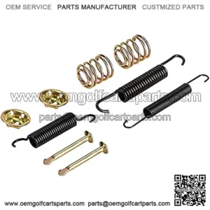 Golf Cart Bendex Drum Brake Spring Hardware kit (OEM# 27944G01,JG5819G-00),Brake Accessories for EZGO G&E 1991-up,Yamaha G14,G16,G19,G20,G21,G21,G22,