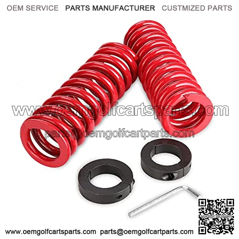 Yamaha Heavy Duty Rear Shock Coil Spring for Golf Cart Yamaha G14/G16/19/G20/G22/G29/Drive G&E Models.One Part. Blue/Red