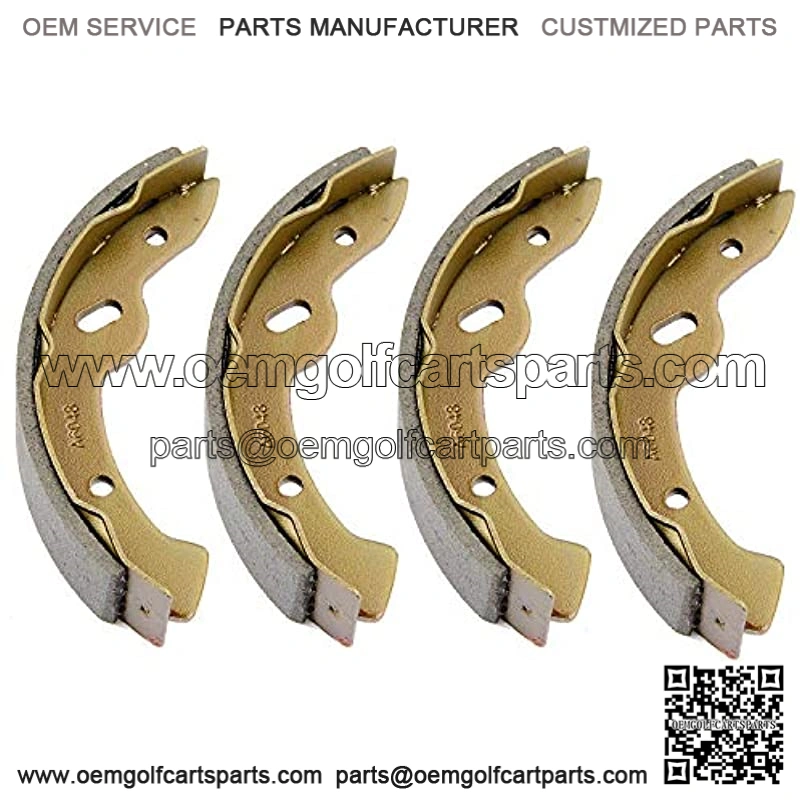 EZGO Golf Cart Replacement Brake Shoes 27943G01 70795G01 Fits E-Z-GO Medalist 1997 Up EZGO TXT 1996+, Workhorse 96+, Yamaha G14-G22 94-06