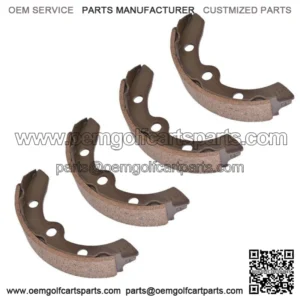 4x For DS Club Car Golf Cart 1981-1994 Rear Brake Shoes #1011463 101146302