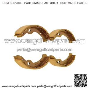 4PCS EZGO Brake Shoes 4266, For EZGO G&E 1997-up & electric TXT 1996 Golf Carts