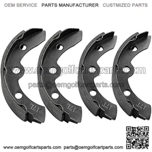 Club Car Brake Shoes for Club Car DS Precedent G&E 1995-Up Golf Cart Replacement Brake Shoes OEM 1018232-01 Club Car Brake Pads Automatic Adjusting (4PCS 2 Short & 2 Long)