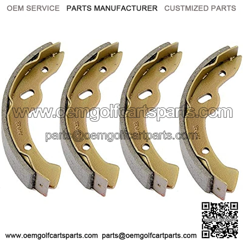 EZGO Golf Cart Replacement Brake Shoes 27943G01 70795G01 Fits E-Z-GO Medalist 1997+, EZGO TXT 1997+, Workhorse 96+, Yamaha G14-G22 94-06