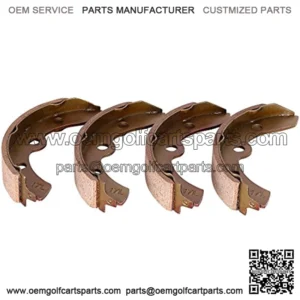 Set of 4 Golf Cart Brake Shoes for Club Car DS G&E 1981-1994 1011463
