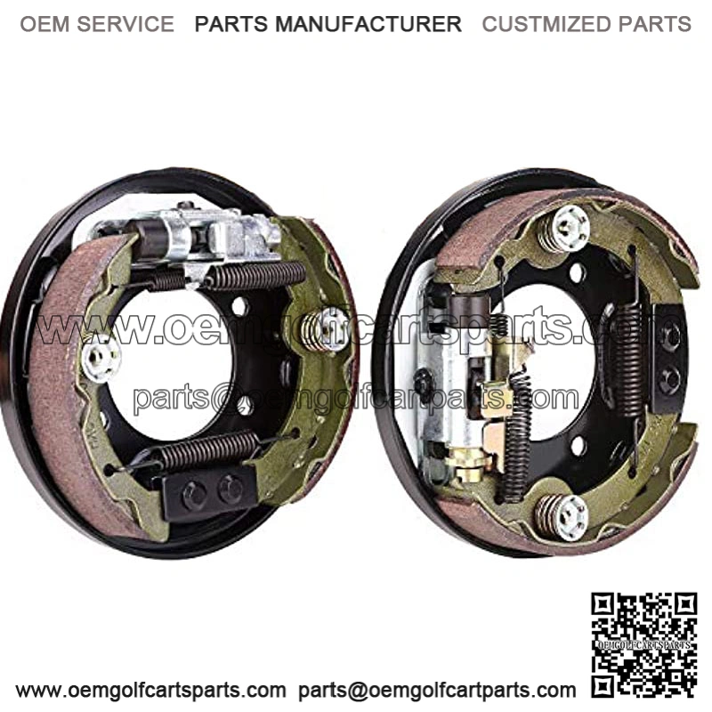 Brake Assembly for EZGO TXT PDS, Yamaha G14 G16 G19 G20 G21 G22 Golf Cart, Driver Side and Passenger Side, Includes Brake Shoes, OEM# 70998-G01 70998-G02