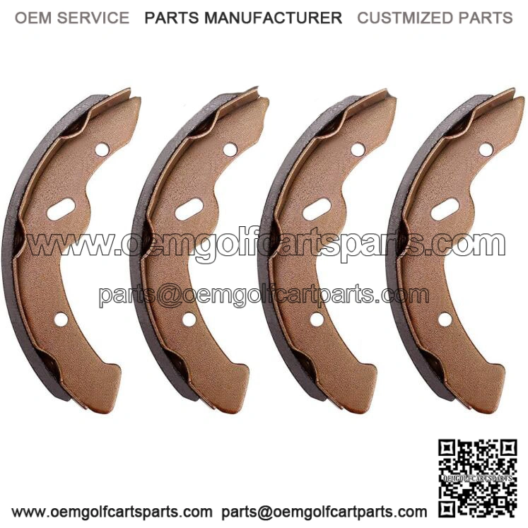 4Pcs Golf Cart Brake Shoes for EZGO TXT RXV &Yamaha G9 G11 G14 G16 G19 G28