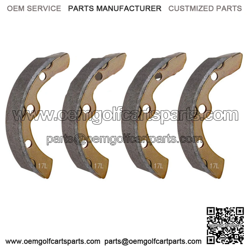 Golf Cart Brake Shoes for 81-94 Club Car DS 101146302 Yamaha G1 EZGO 1983-1986