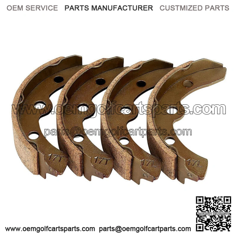 Golf Cart Brake Shoes Fit 1995-up Club Car DS and Precedent 1018232-01