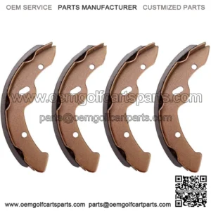 4Pcs Golf Cart Brake Shoes for Yamaha G9 G11 G14 G16 G19 G28 &EZGO TXT RXV