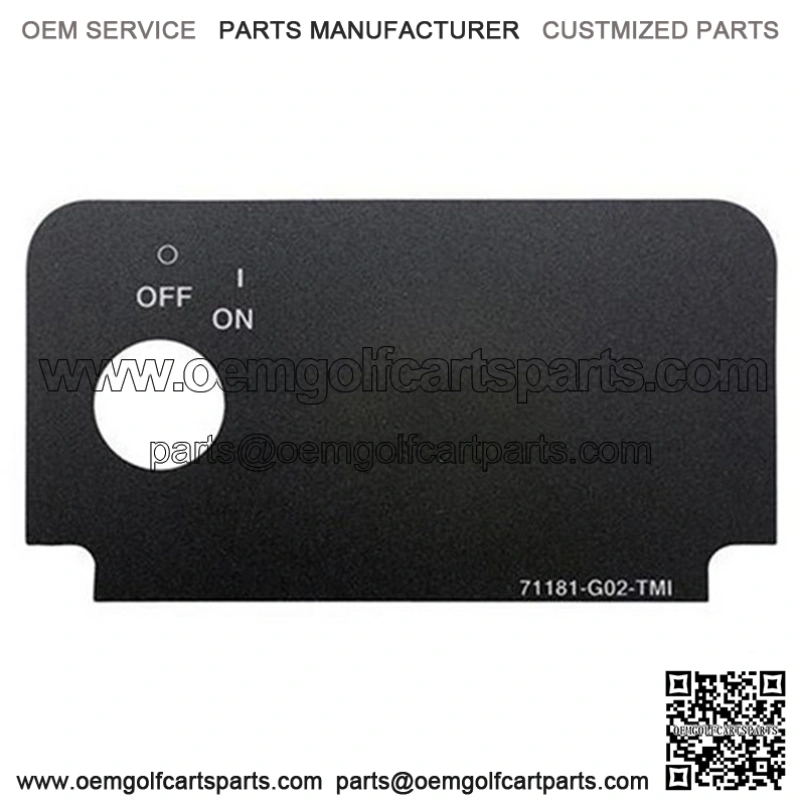 EZGO TXT/ Medalist Key Switch Decal - Standard (with On/Off)