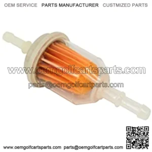 VW 131-261-275 1/4" To 5/16?? Inline Fuel Filter 30 Micron (1 PACK) For Golf Cart, JOHN DEERE AM116304