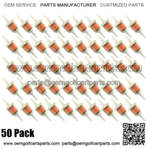 50 Fuel Filter For Club Car,Craftsman,Cub Cadet,Exmark,E-Z-GO,John Deere,Kohler