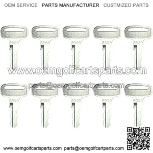 10 Pcs JU2-H2511-00 J10-82511-20 J17-82511-20 J44-85211-00 Ignition Keys Compatible with Yamaha Golf Cart Drive Gas Electric G29 G22 G21 G20 G19 G16 G14 G11