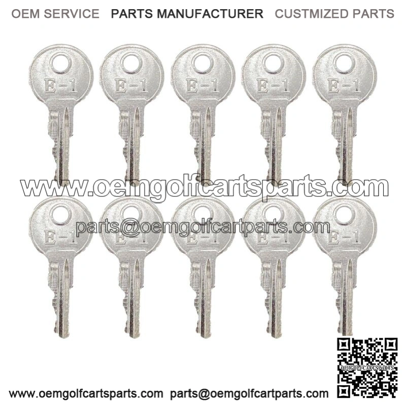 (10) EZGO Golf Cart Key For EZGO Carts RXV TXT Medalist Marathon 1982+