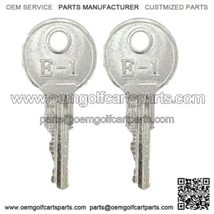 (2) EZGO Golf Cart Key For EZGO Carts RXV TXT Medalist Marathon 1982+
