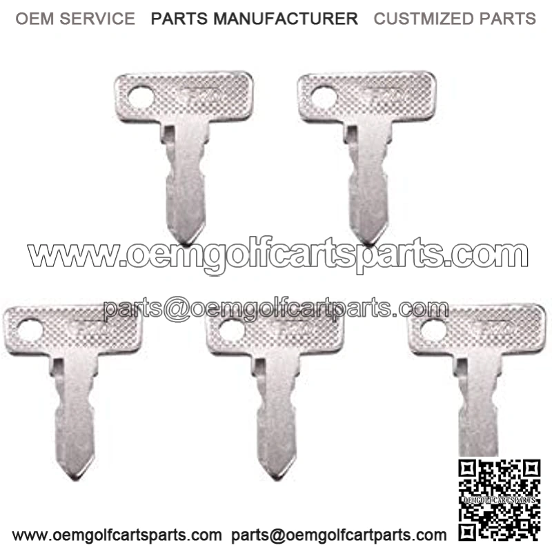 5 PCS Ignition Key for Club Car Precedent Golf Cart 1012505 AM10079 Nivel 1920