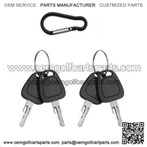 4 Pack Golf Cart Ignition Keys for EZGO TXT RXV Medalist 1982-up 17063G1