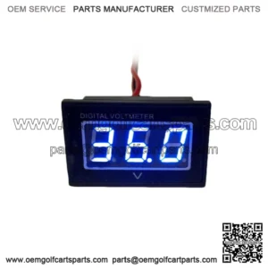 36V Golf Cart Digital Volt Meter Battery Gauge Club Car EZGO Yamaha 36 Volt BLUE