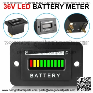 36V LED Battery Indicator Meter Gauge for EZGO Club Car Yamaha Golf Cart Trucks