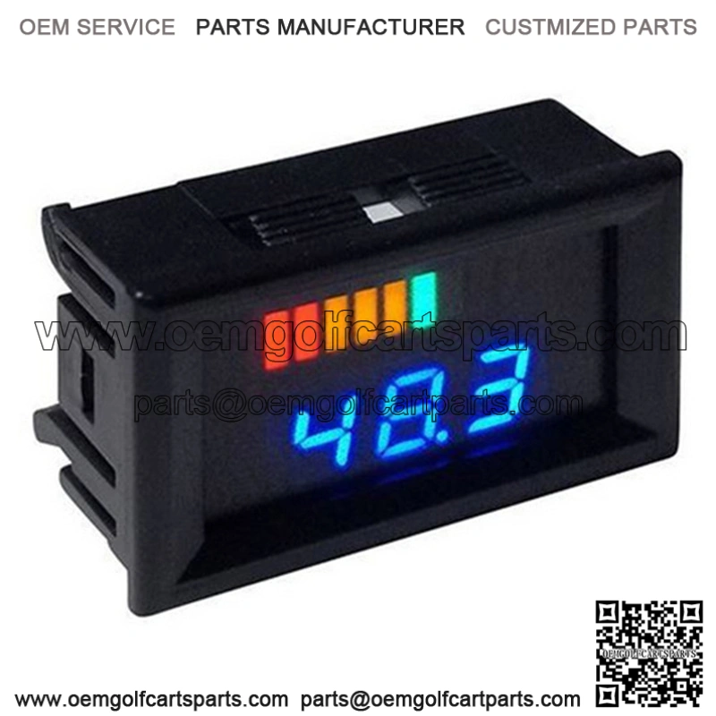 48V Horizontal Digital Voltage Display Charge Meter