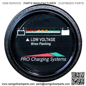 36V Dual Pro Round Battery Fuel Gauge