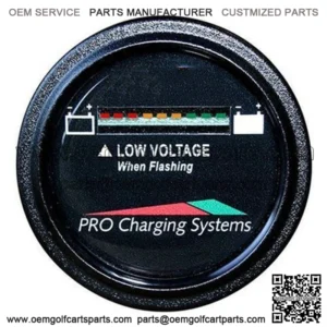 48V Dual Pro Round Battery Fuel Gauge