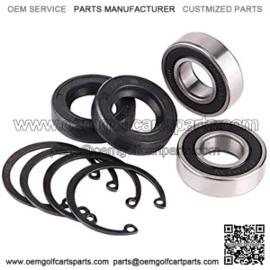 Golf Cart Rear Axle Bearing and Seal 2 Pack for EZGO Marathon Medalist TXT Electric Golf Cart 1978-up 611931 15112-G1 70181-G01