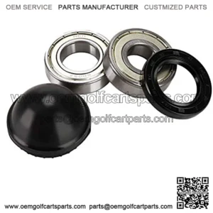 Golf Cart Yamaha Front Wheel Bearing Kit,Inner Wheel Sealed Ball Bearing and Commutator Bearing with Rubber Front Hub Dust Cover for Yamaha G2-G22 and G29.