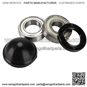 Golf Cart Yamaha Front Wheel Bearing Kit,Inner Wheel Sealed Ball Bearing and Commutator Bearing with Rubber Front Hub Dust Cover for Yamaha G2-G22 and G29.