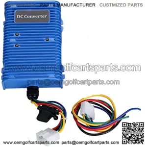 Golf Cart Voltage Reducer 30 Amp, 36V 48V to 12V DC Converter with 360 Watt Dual Power Source for Club Car EZGO Yamaha