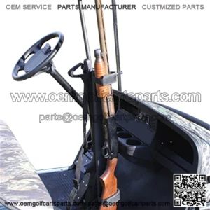 Golf Cart Gun Rack - Universal Fit (, Club Car, Yamaha, UTV & more)