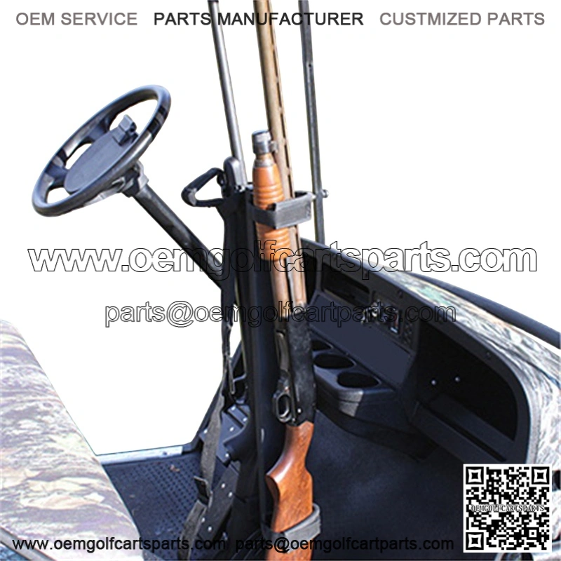 Golf Cart Gun Rack - Universal Fit (, Club Car, Yamaha, UTV & more)