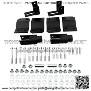 WHEEL UTV 4" Full Suspension Lift Kit Front & Rear Mount Bracket Compatible for 1985-1994 Yamaha G2 G9 Golf Cart Models Gas and Electric