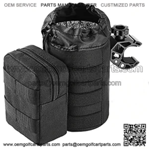 Large Boat Cup Holder, Oxford Fabric Drink Cup Can Holder with Upgrade Alligator Clamp for UTV, ATV, Scooter, Marine Boat, Wheelchair, Walker, Golf Cart, Stroller