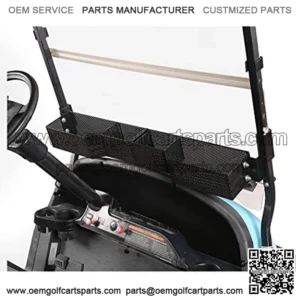 Golf Cart Front Inner Basket for Club Car DS and Precedent 2001-up, Dash Storage Box Metal Mesh Tray Organizer