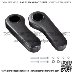 For EZGO Club Car Yamaha Golf Cart Universal Rear Seat Arm Rest Cup Holder